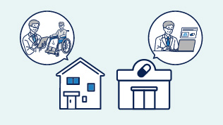 場所を選ばず薬歴参照、作成が可能。ライン服薬指導などでの、バックヤードでの利用もできる!